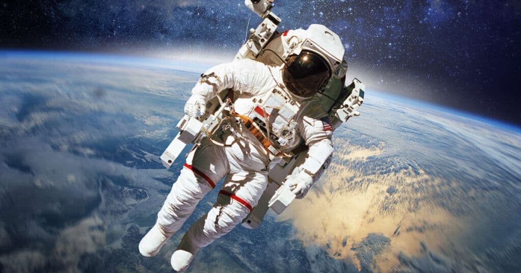 Astronauten Rennen Spiel Kinderspiel