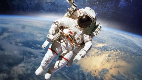 Astronauten Rennen Spiel Kinderspiel
