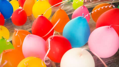 Ballon Schießen Kinder geburtstagsparty