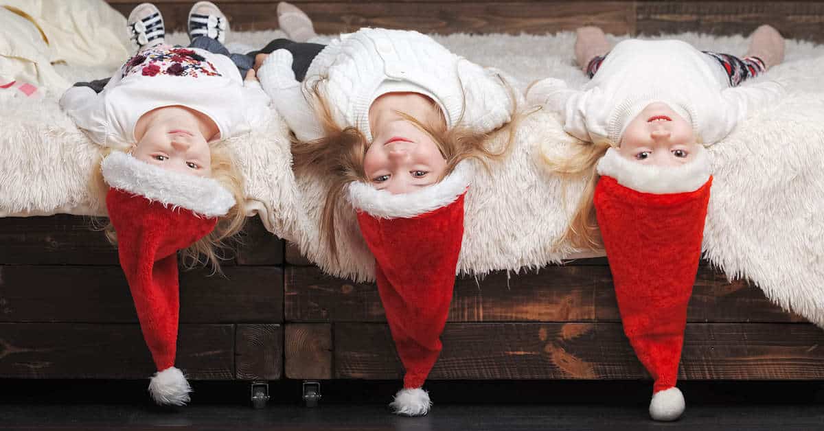 Kindergeburtstag Weihnachten feiern Weihnachtsfeier mit Kindern Geburtstag