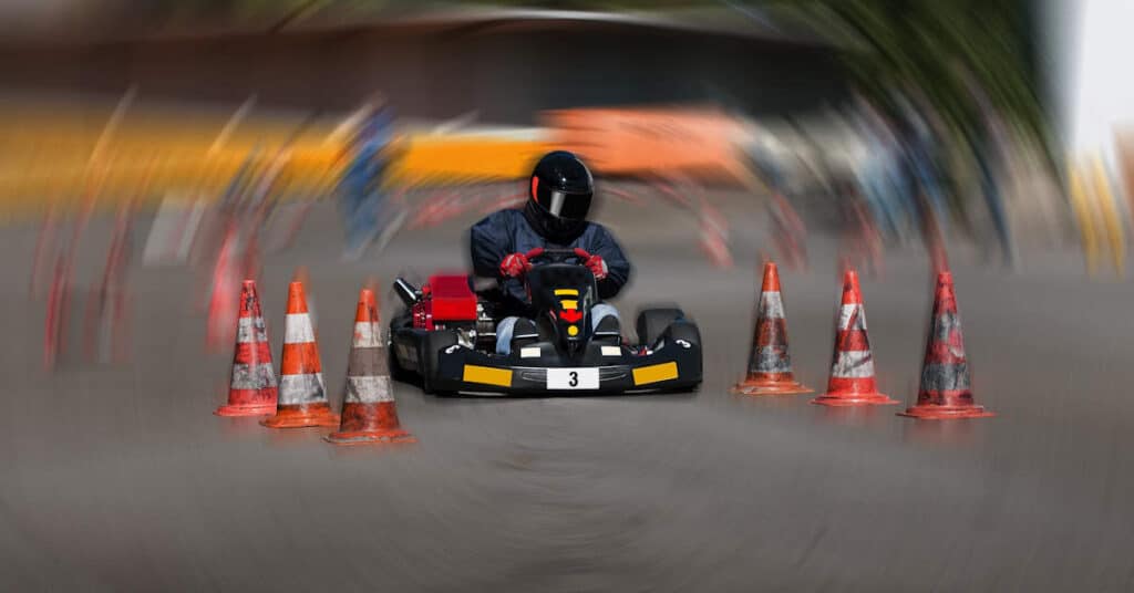 Kart fahren Kart bahn