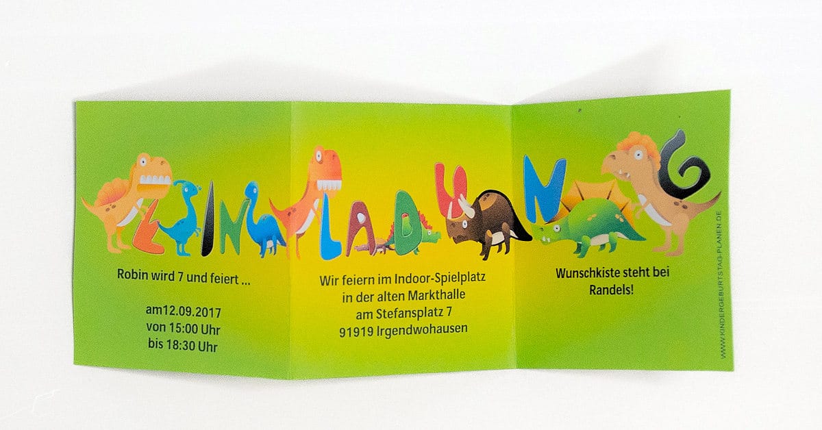30 Leere Dinosaurier-Party-Einladungskarten – Personalisierbar, 5x7 Zoll, 150 G/m², Wischfest