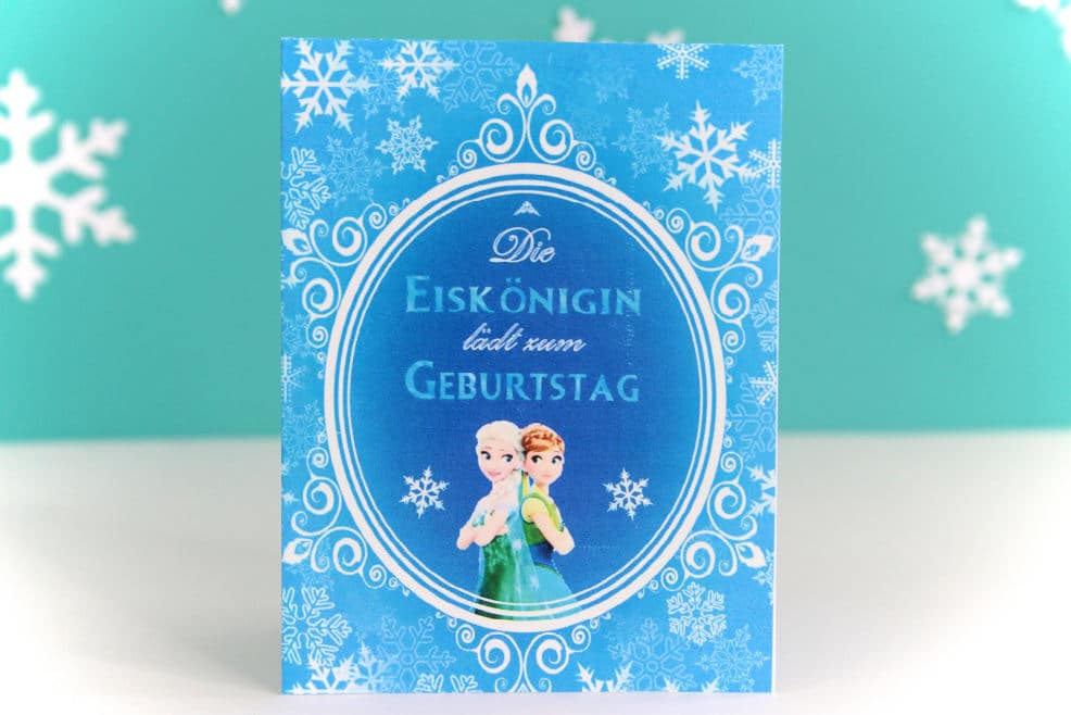 Frozen Einladung