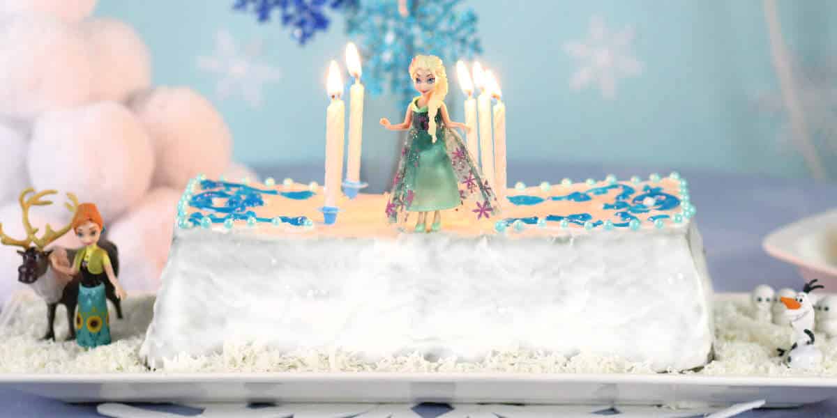 Eiskönigin Kuchen rezept Kindergeburtstag feier party Geburtstagskuchen