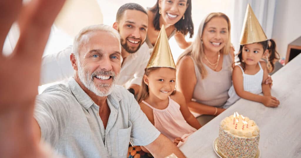 familien Foto Kindergeburtstag