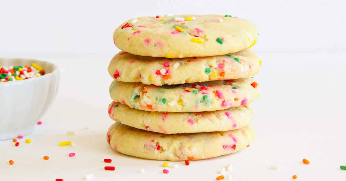 Geburtstagskekse Happy Birthday Cookies Geburtstags Kekse Konfetti Kekse Kindergeburtstag Party feiern Rezept