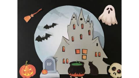 Halloween Spukhaus basteln Halloween Party kindergeburtstag kinder feiern basteln