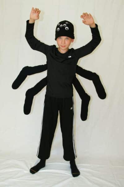 Kostüm für Halloween Verkleidung Spinne