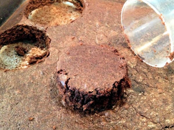 brownies ausstechen