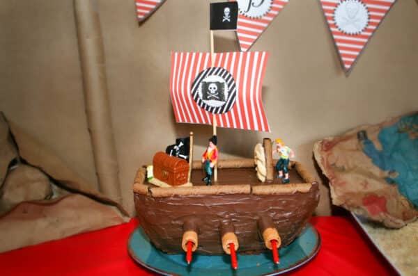 Piratenschiff Kuchen backen Rezept