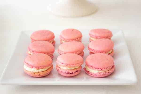 Fertige Macarons