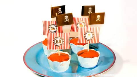 Cupcakes Kindergeburtstag boote Piraten schiffe Piratengeburtstag