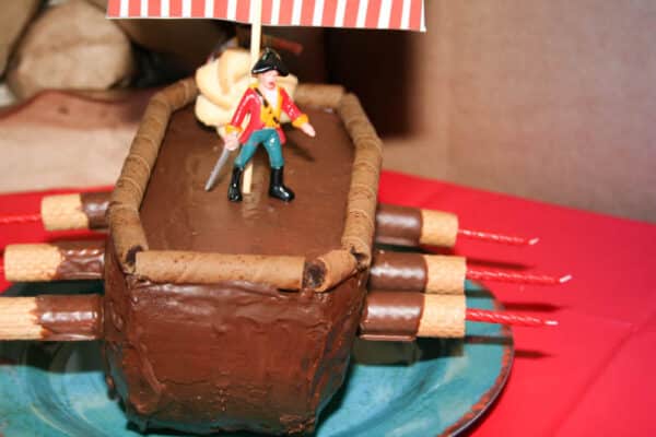 Kuchen Piratenschiff