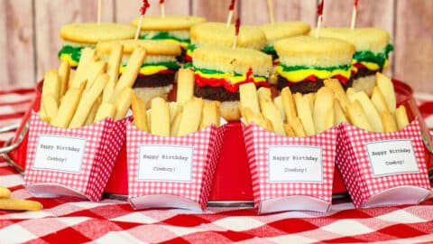 Keks Pommes Kindergeburtstag Rezept backen