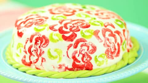 Rosen Kuchen Rezept Kindergeburtstag Märchen Idee backen