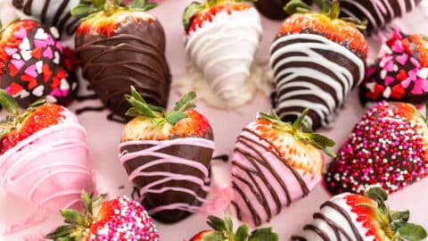 Schokoladen-Erdbeeren
