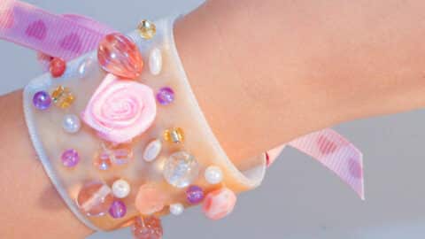 DIY Perlen Armband vintage basteln Idee Geburtstag Teens Tweens