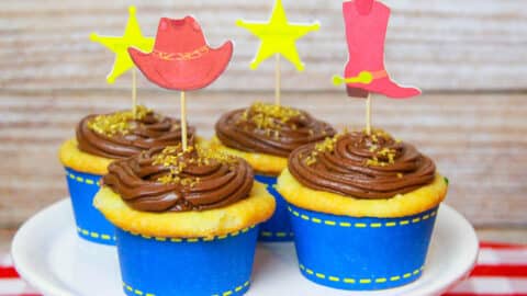 Cowboy Cupcakes Rezept Muffins Kindergeburtstag