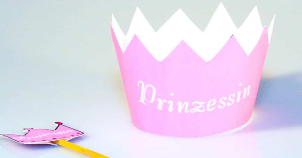 Cupcake wrapper deko Prinzessin Geburtstag