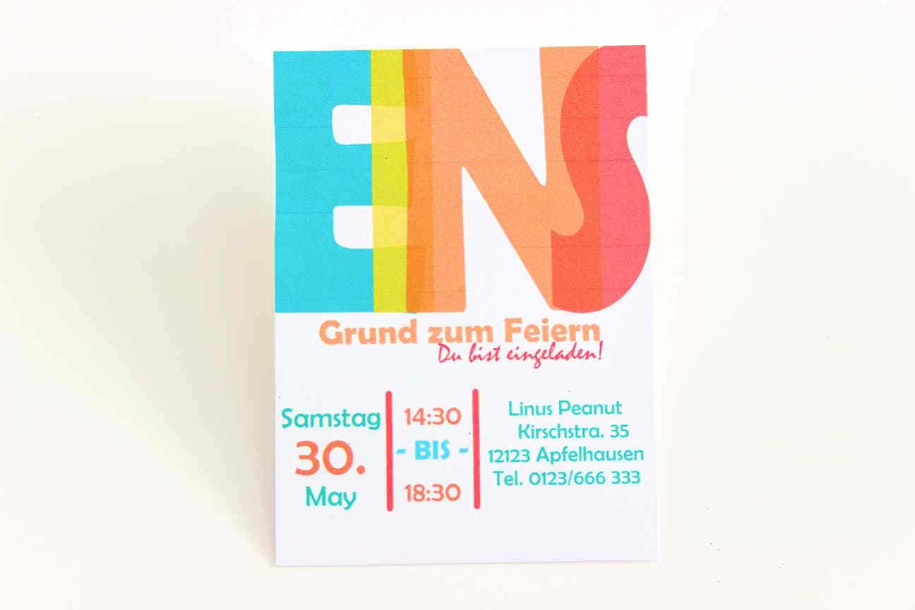 EINLADUNG ERSTER GEBURTSTAG ⋆ Kindergeburtstag Planen