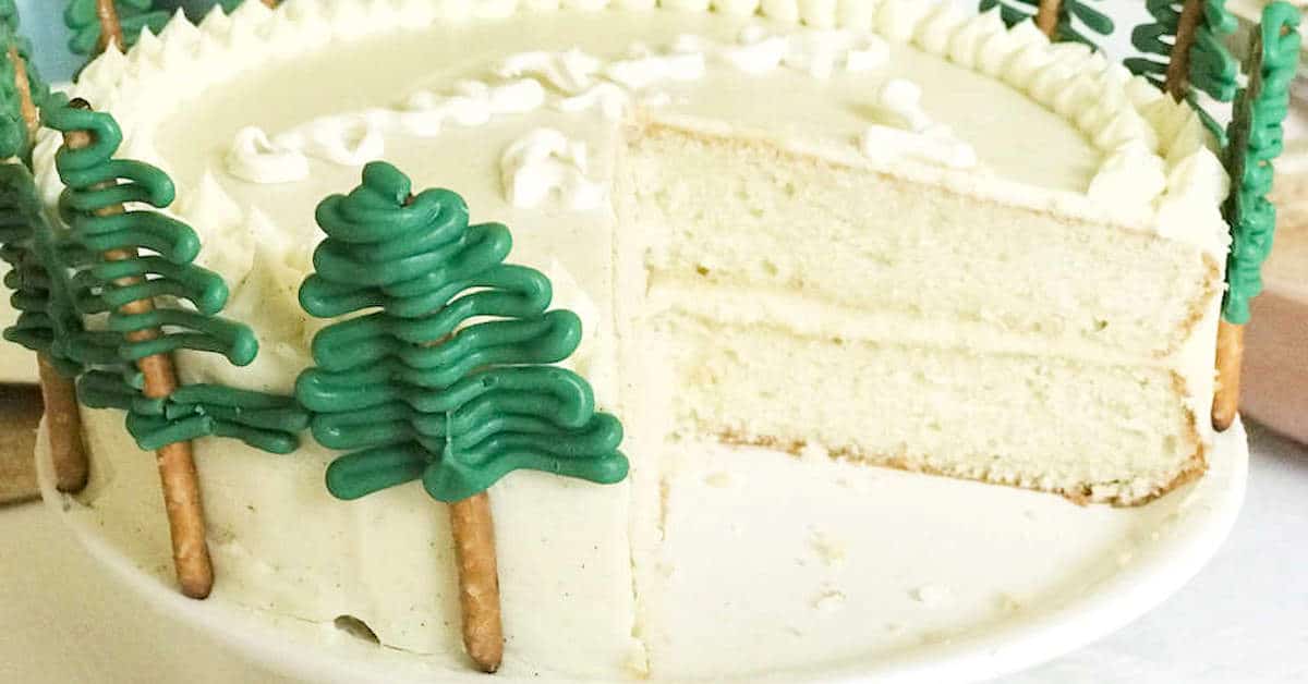 weiße Torte Vanille Kuchen Geburtstag Rezept