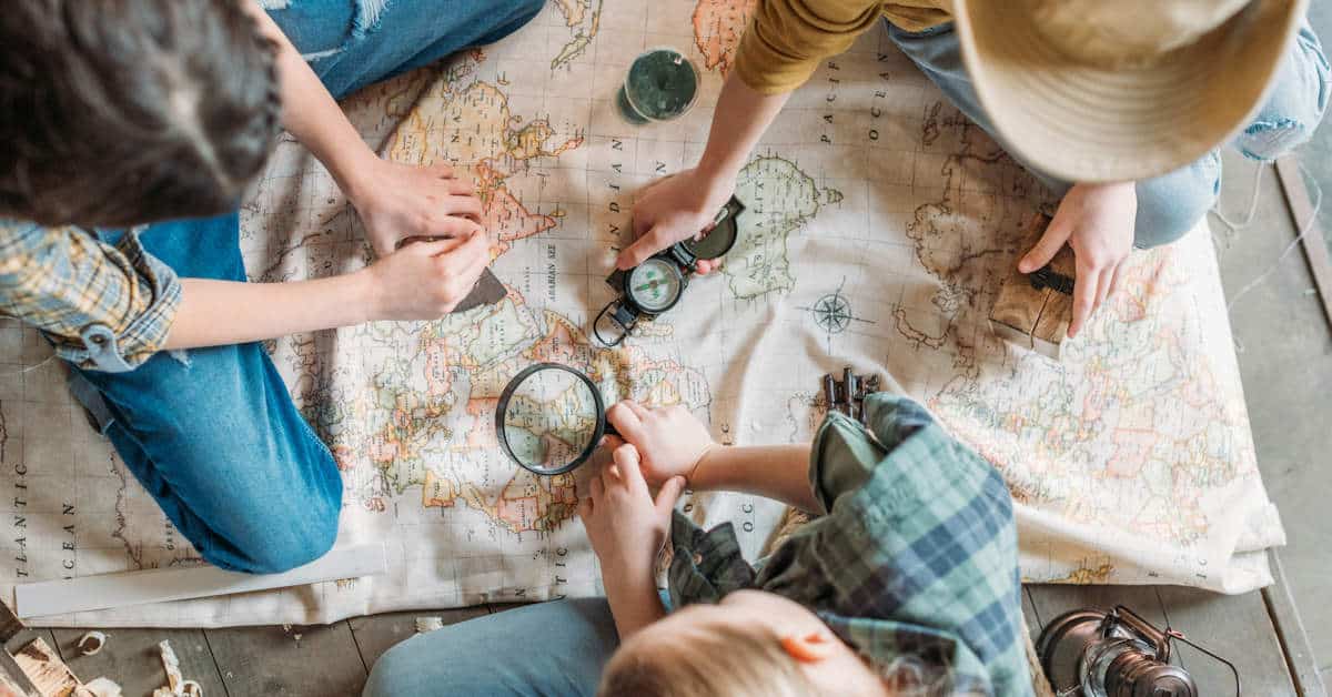 Schatzsuche Kindergeburtstag Geburtstag feier party