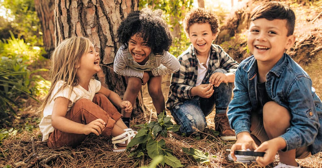 Natur Geburtstag Wald Kinder entdecken draußen